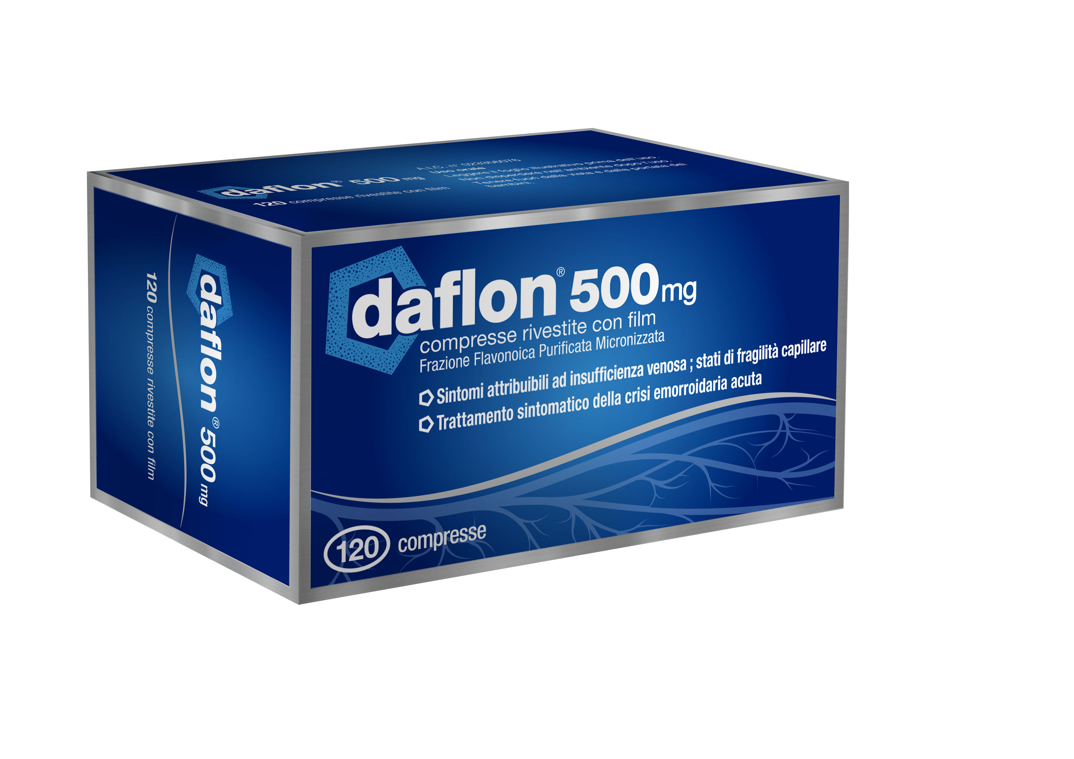 DAFLON*120CPR RIV 500MG - maxifarmacia.it