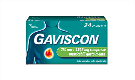 GAVISCON*24CPR MENT250+133,5MG - maxifarmacia.it