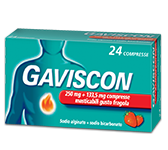 GAVISCON*24CPR FRAG250+133,5MG - maxifarmacia.it