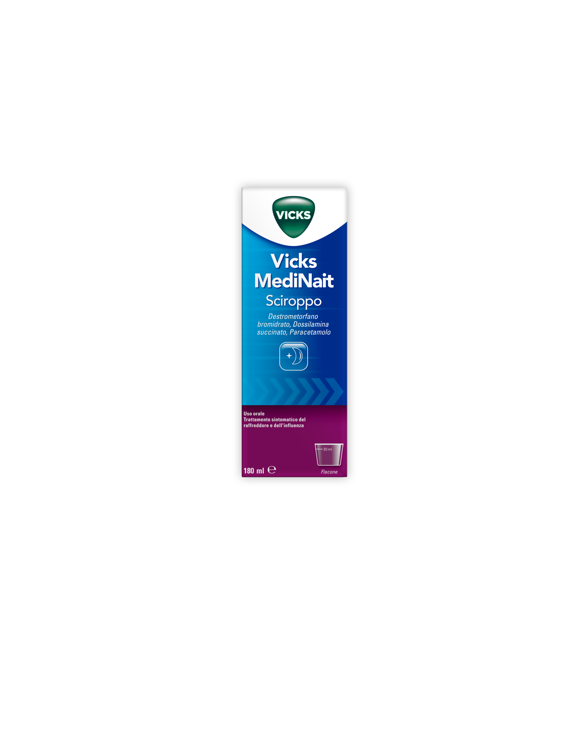 VICKS MEDINAIT*SCIR 180ML - maxifarmacia.it