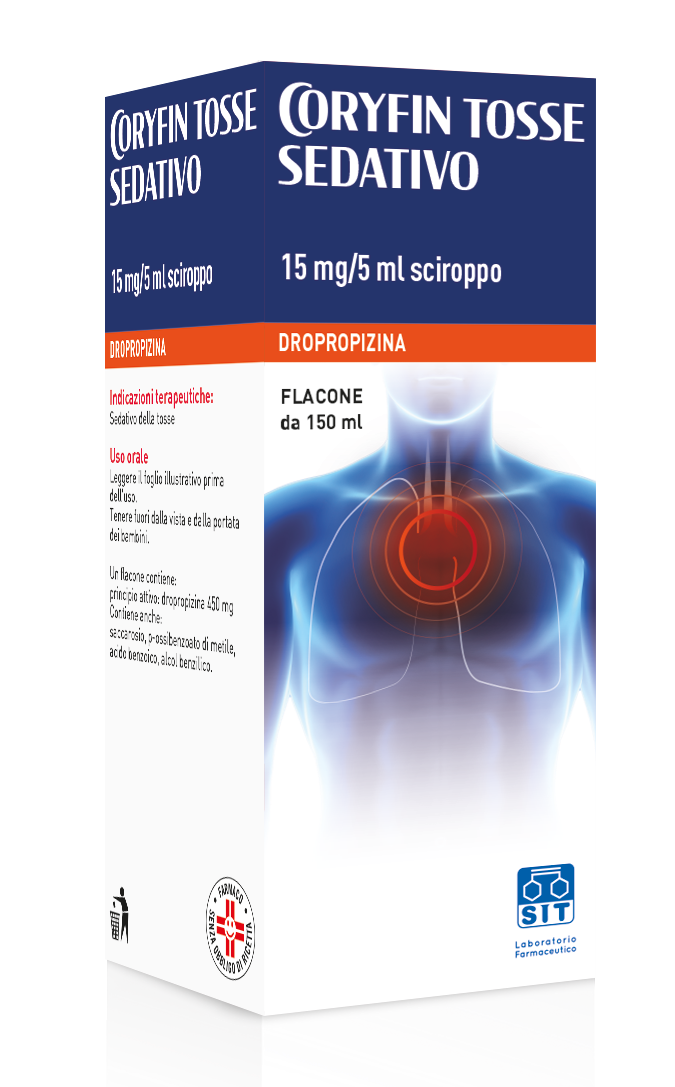 CORYFIN TOSSE SE*150ML15MG/5ML - maxifarmacia.it