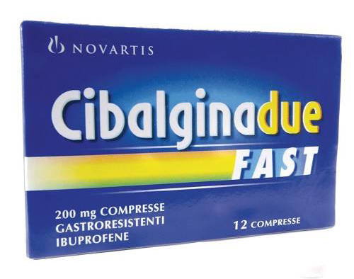 CIBALGINA DUE FAST*12CPR 200MG - maxifarmacia.it