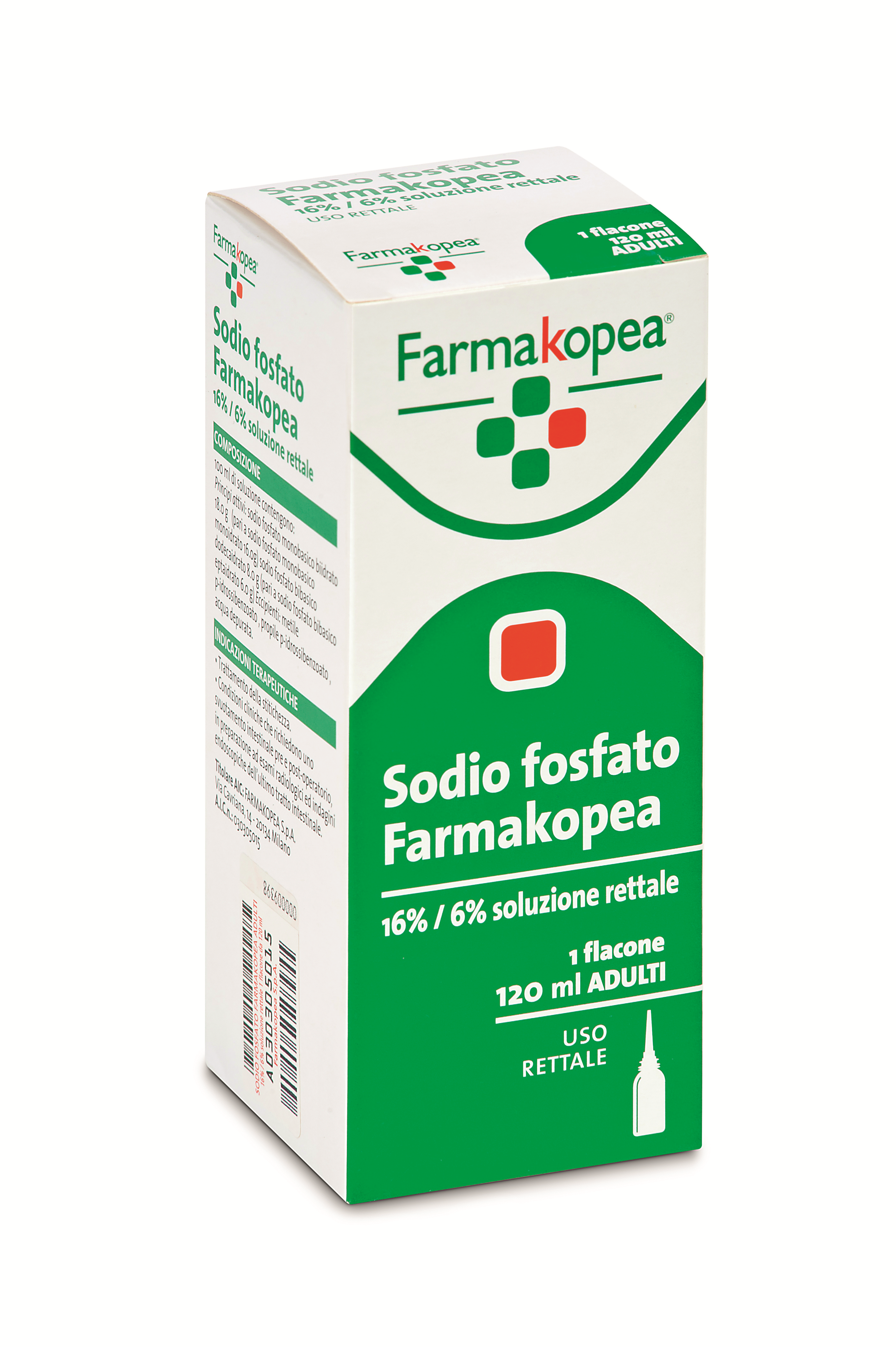 SODIO FOSFATO FA*RETT 120ML - maxifarmacia.it
