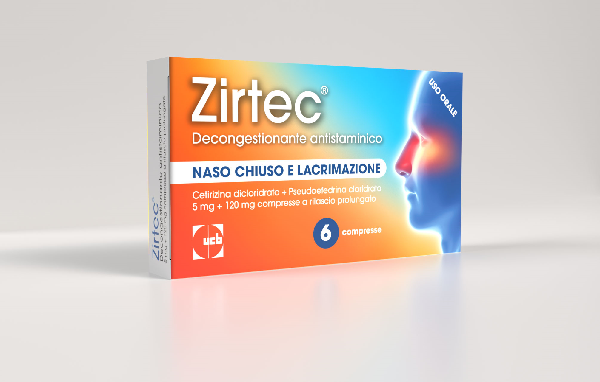 ZIRTEC DECONG ANT*6CPR 5+120MG - maxifarmacia.it
