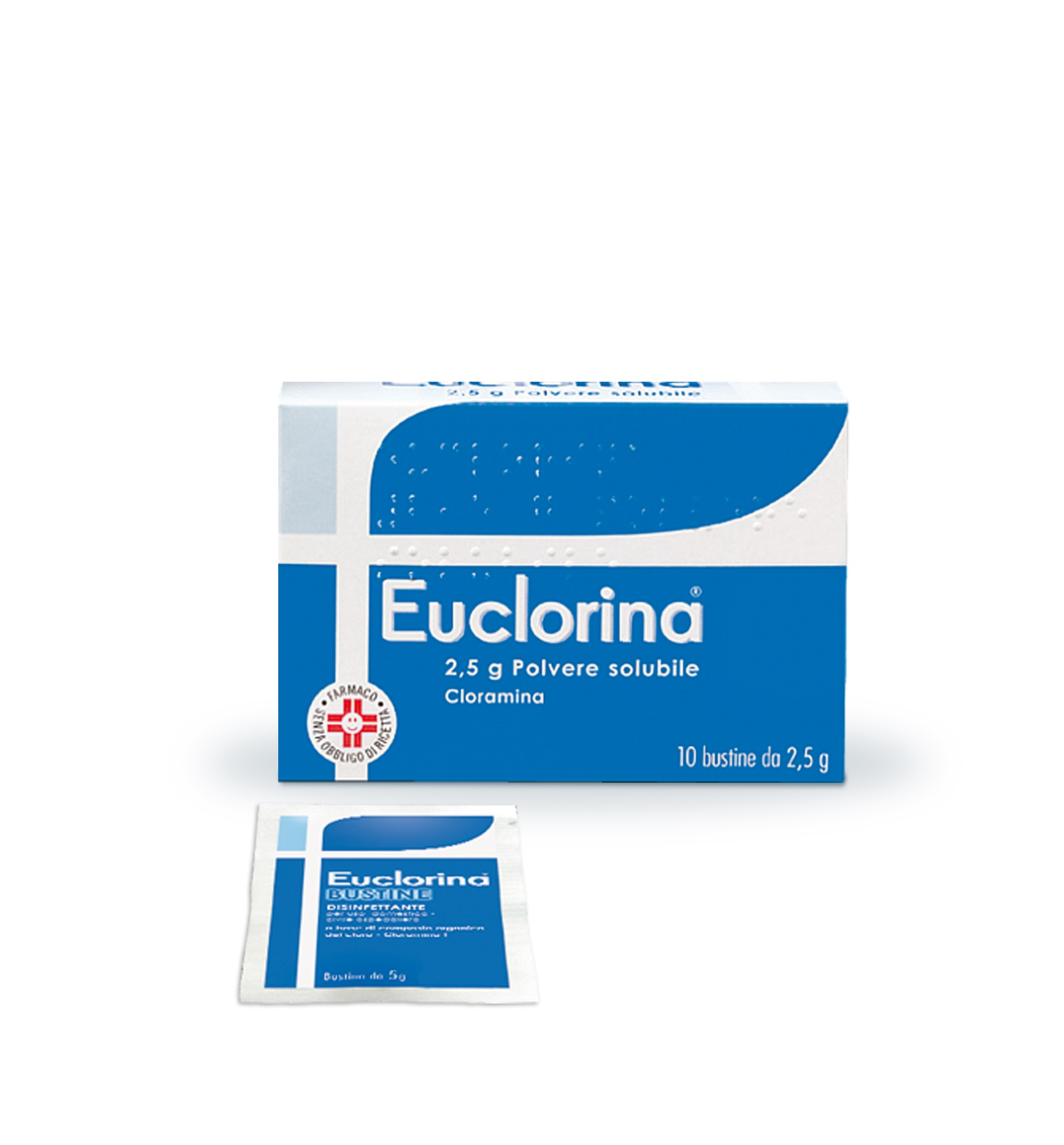 EUCLORINA*POLV SOL 10BUST 2,5G - maxifarmacia.it