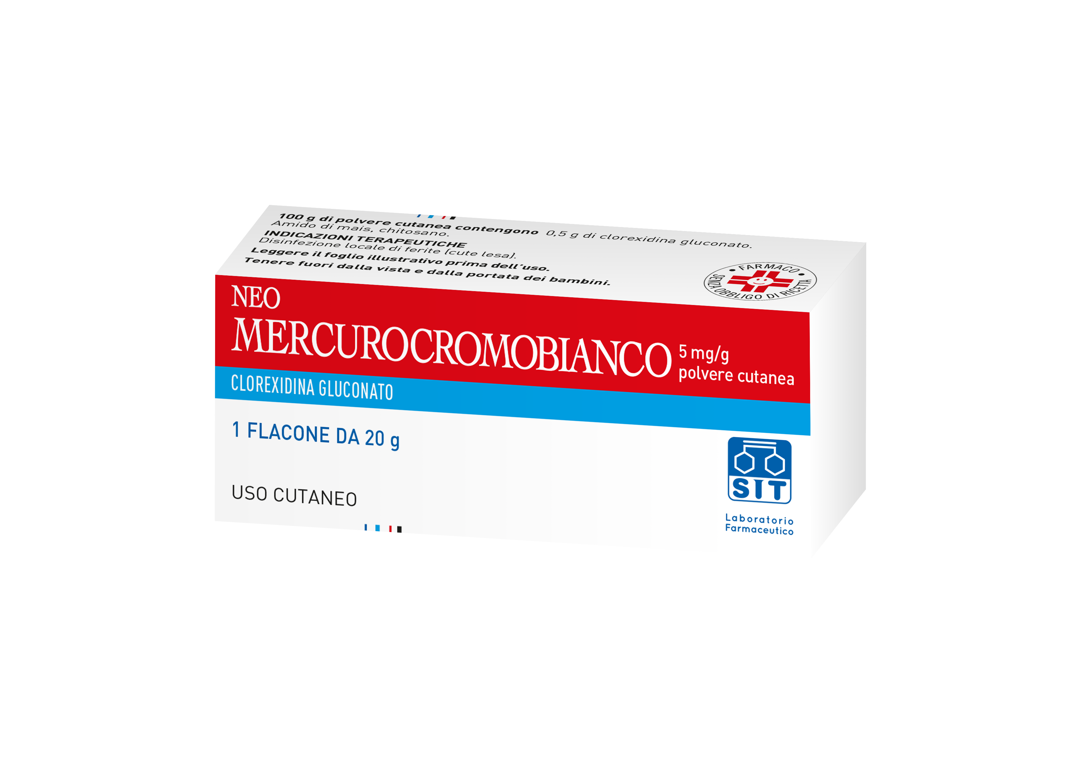 NEOMERCUROCROMO BIANCO*POLV20G - maxifarmacia.it
