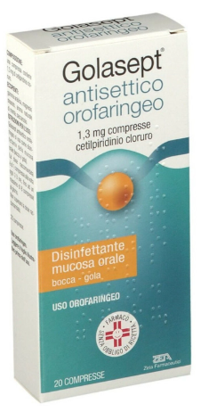 GOLASEPT ANT ORO*20CPR 1,3MG - maxifarmacia.it
