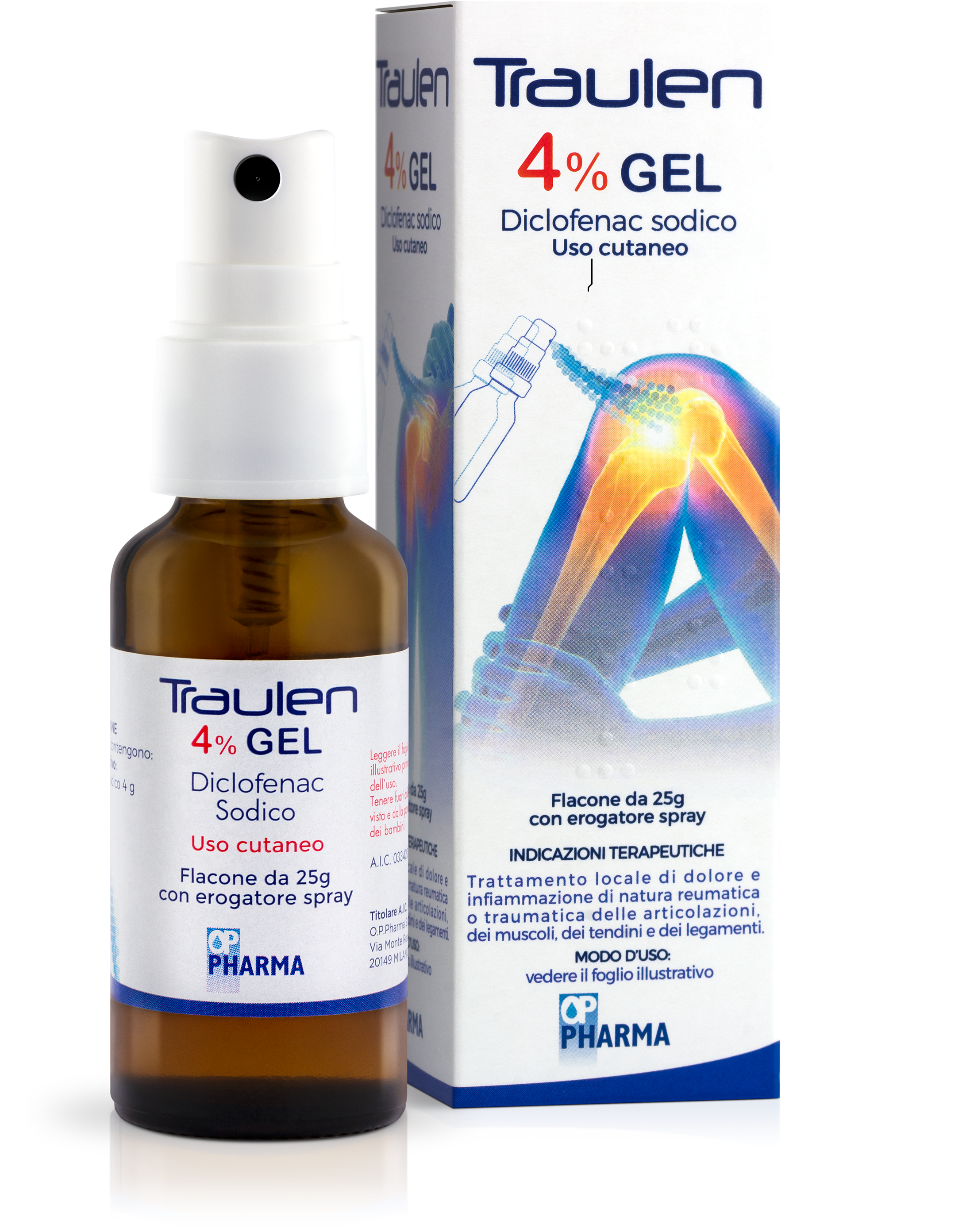 TRAULEN*GEL 4% FL 25G C/EROG - maxifarmacia.it