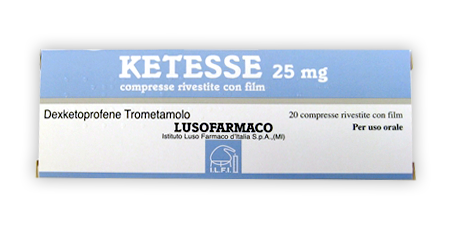 KETESSE*20CPR RIV 25MG - maxifarmacia.it