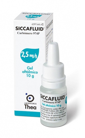 SICCAFLUID*GEL OFT 10G 2,5MG/G - maxifarmacia.it
