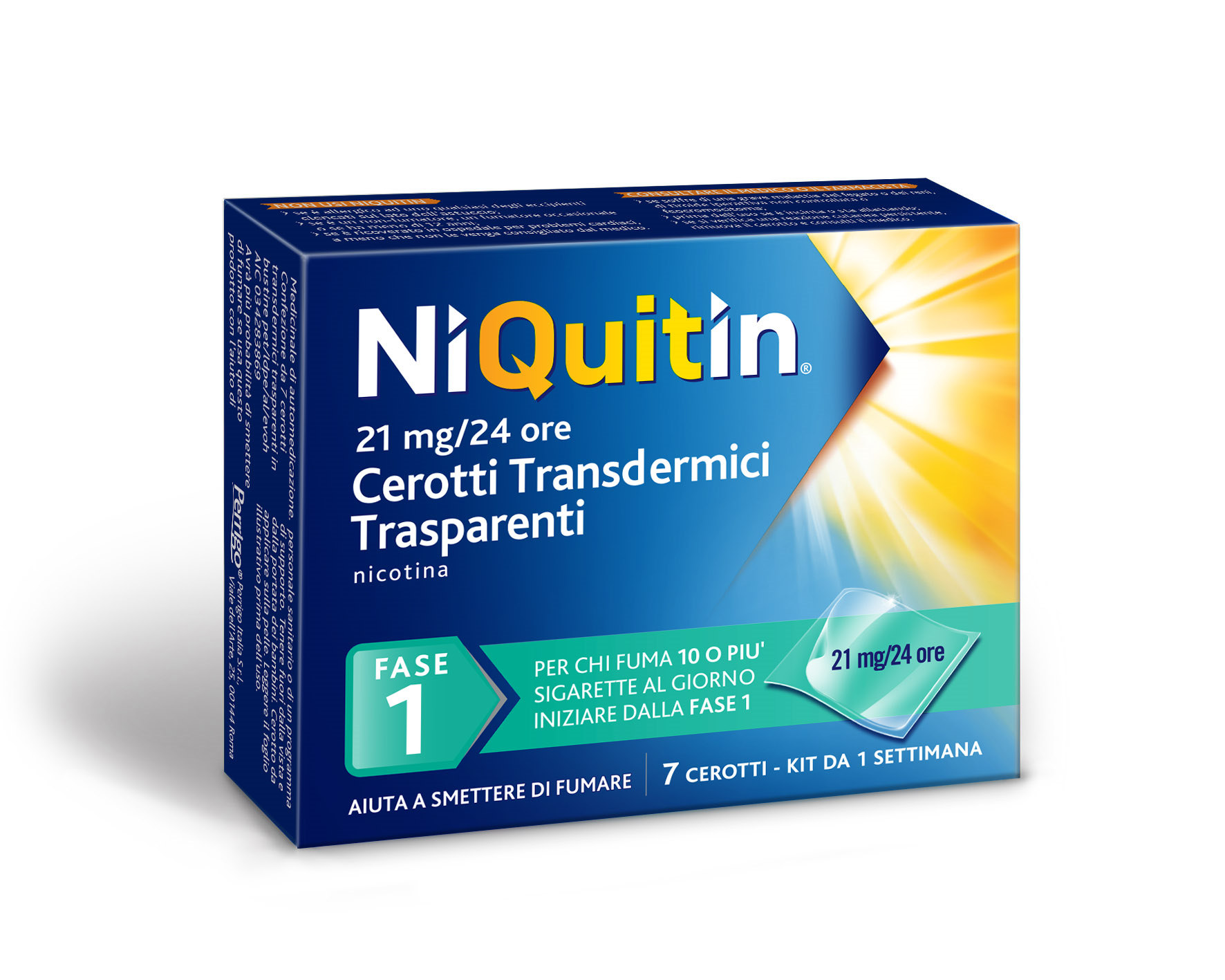 NIQUITIN*7CER TRANSD 21MG/24H - maxifarmacia.it
