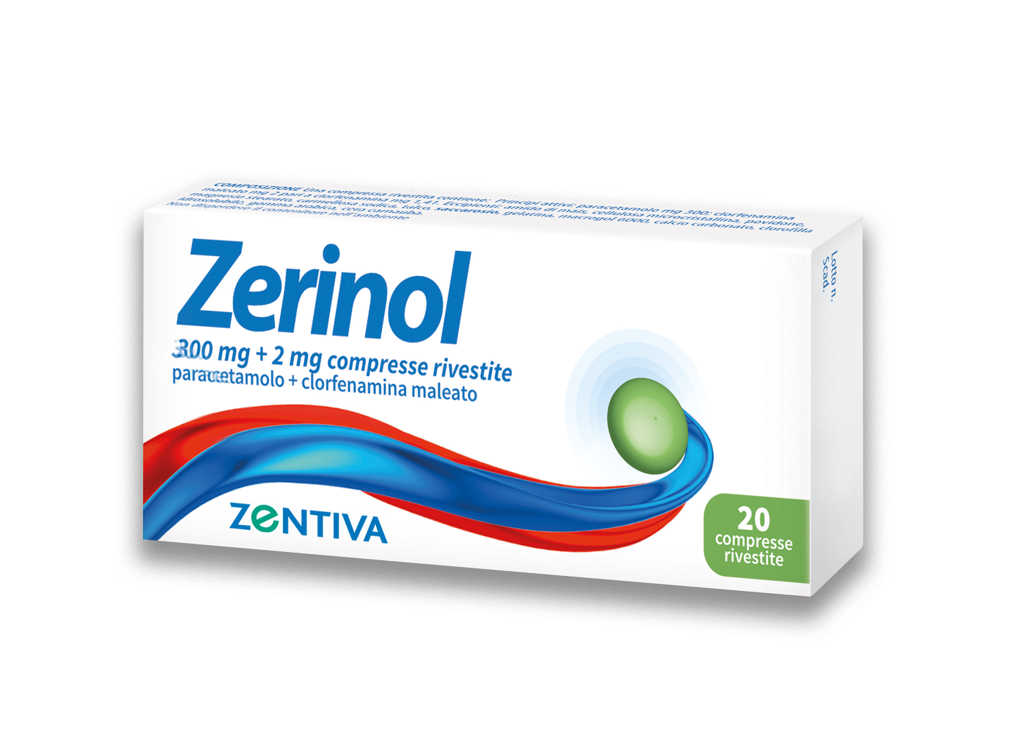 ZERINOL*20CPR RIV 300MG+2MG - maxifarmacia.it