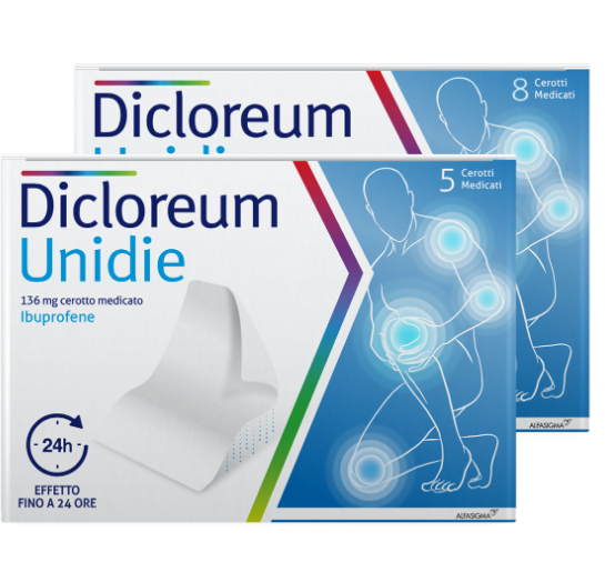 DICLOREUM UNIDIE*8CER 136MG24H - maxifarmacia.it