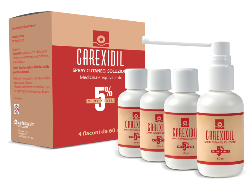 CAREXIDIL*4FL SOLUZ CUT 60ML5% - maxifarmacia.it