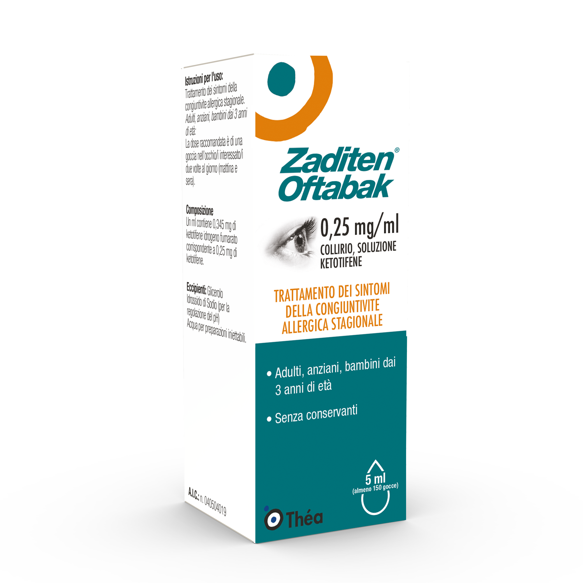 ZADITEN OFTABAK*COLLIRIO FL5ML - maxifarmacia.it