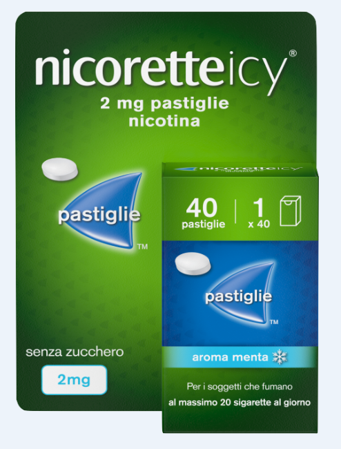 NICORETTEICY*40PAST 2MG - maxifarmacia.it