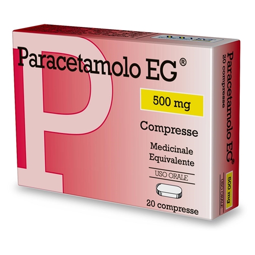 PARACETAMOLO EG*20CPR 500MG - maxifarmacia.it