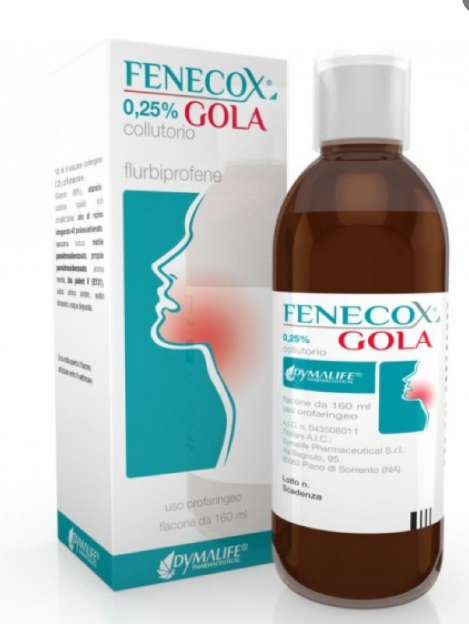 FENECOX GOLA*COLLUT 160ML0,25% - maxifarmacia.it