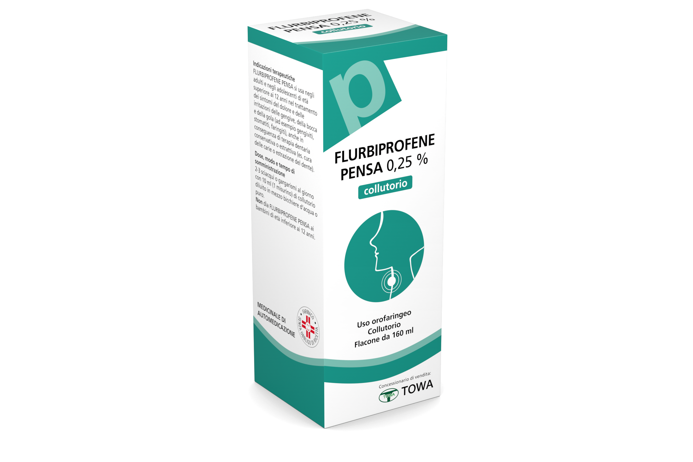 FLURBIPROFENE PE*COLLUT 160ML - maxifarmacia.it