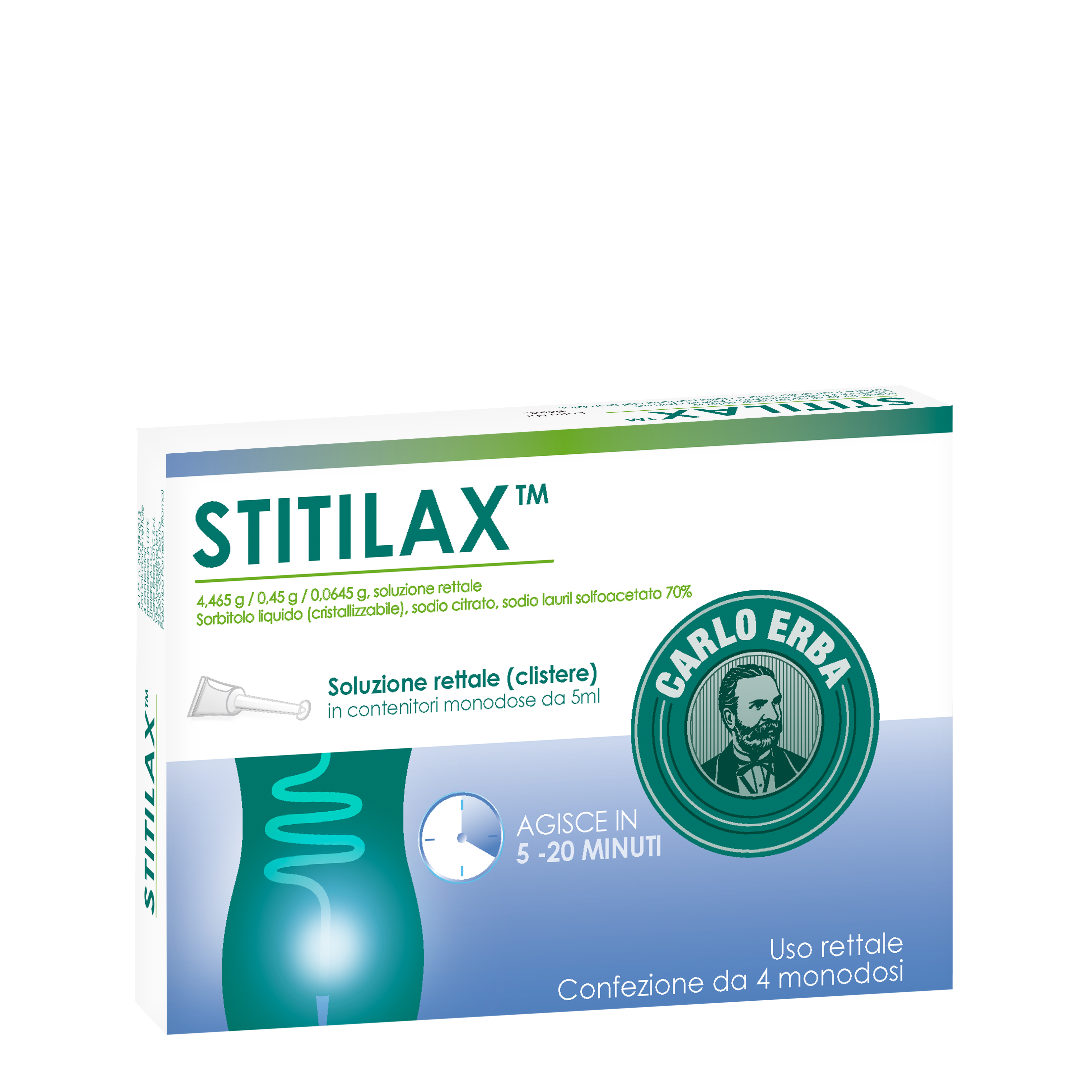 STITILAX*RETT SOL 4FL MONO 5ML - maxifarmacia.it