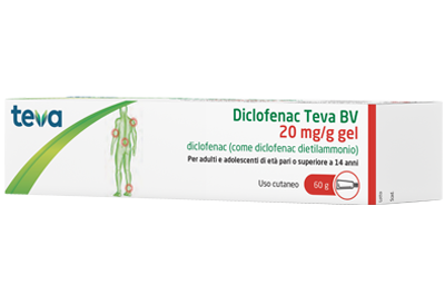 DICLOFENAC TEVA*GEL 60G 20MG/G - maxifarmacia.it