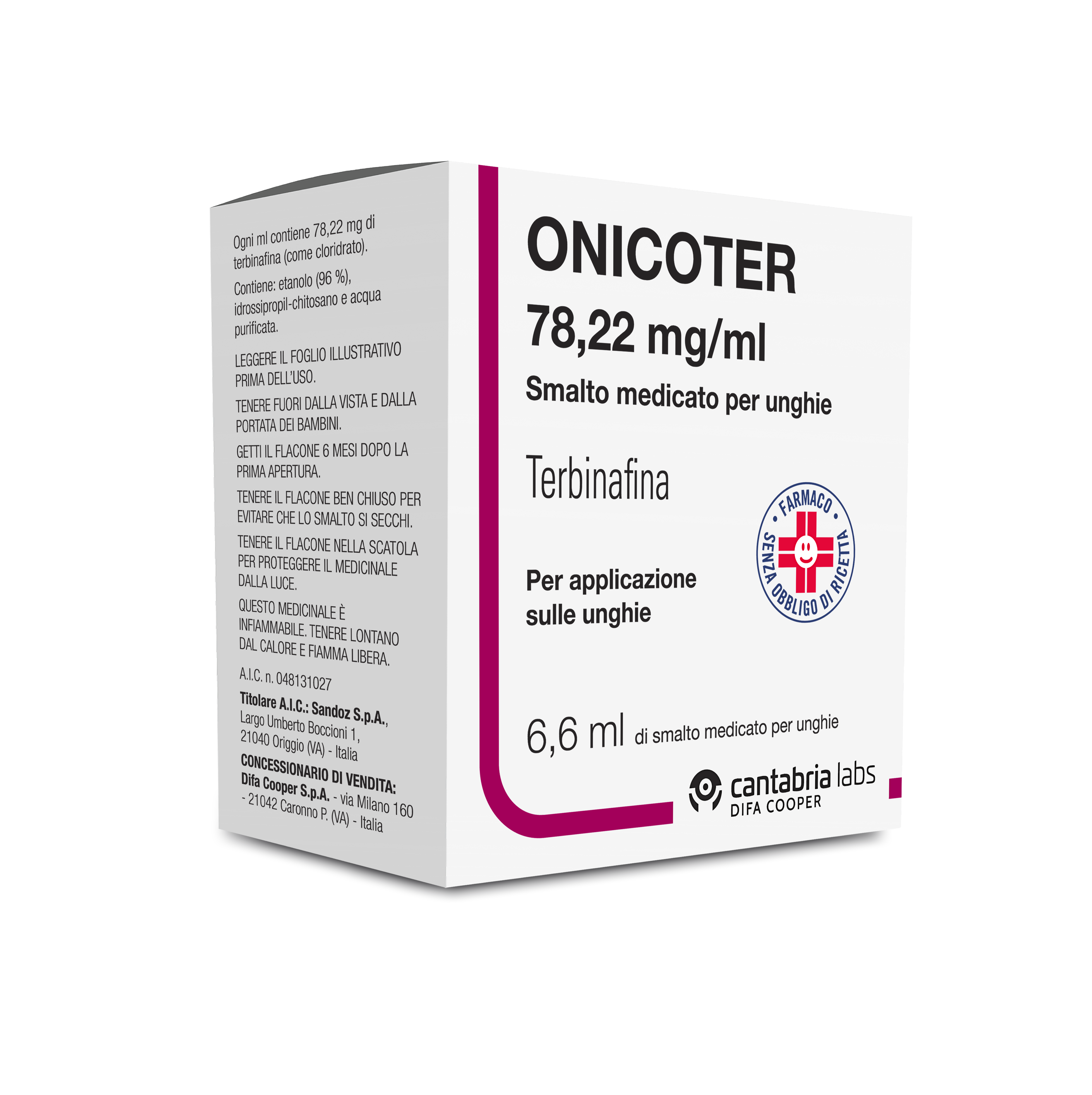 ONICOTER*SMALTO MED 1FL 6,6ML - maxifarmacia.it