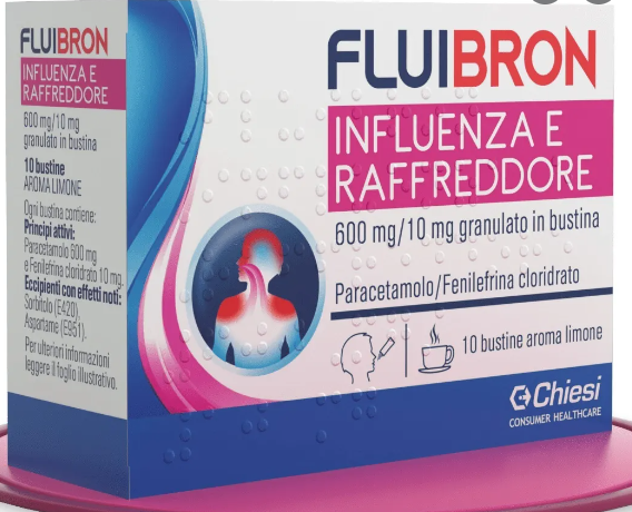 FLUIBRON INFLUENZA E RAFF*10BS - maxifarmacia.it