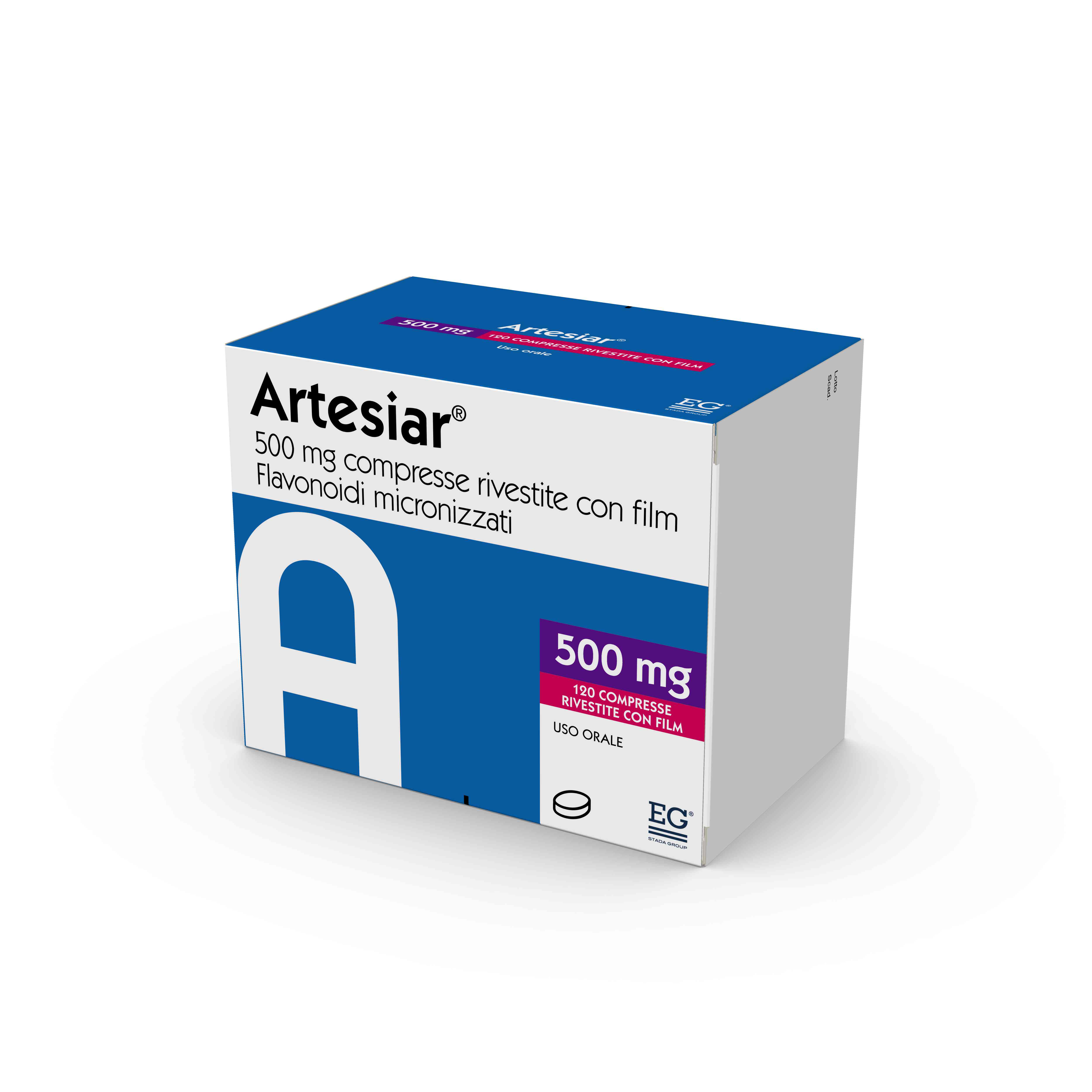 ARTESIAR*120CPR RIV 500MG - maxifarmacia.it