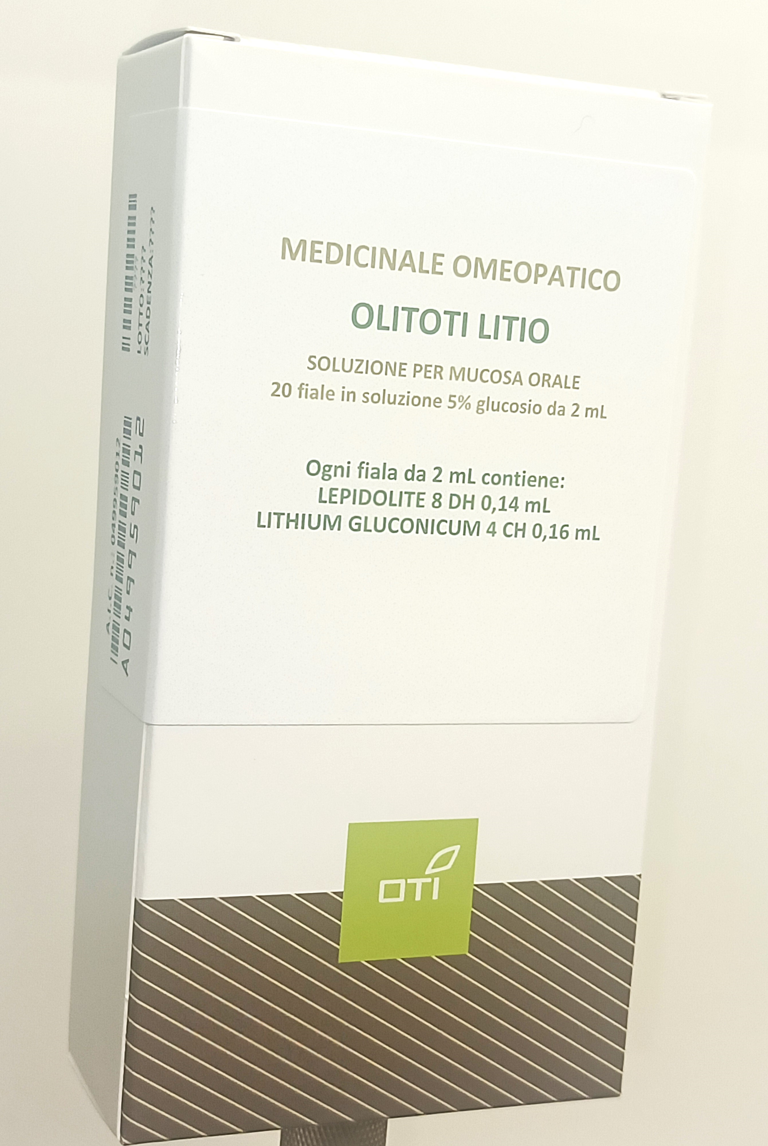 OLITOTI LITIO*OS 20F 5% 2ML - maxifarmacia.it