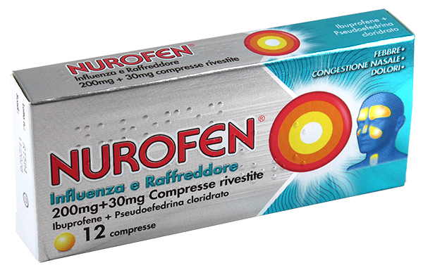 NUROFEN INFLUENZA RAFFR*12CPR - maxifarmacia.it