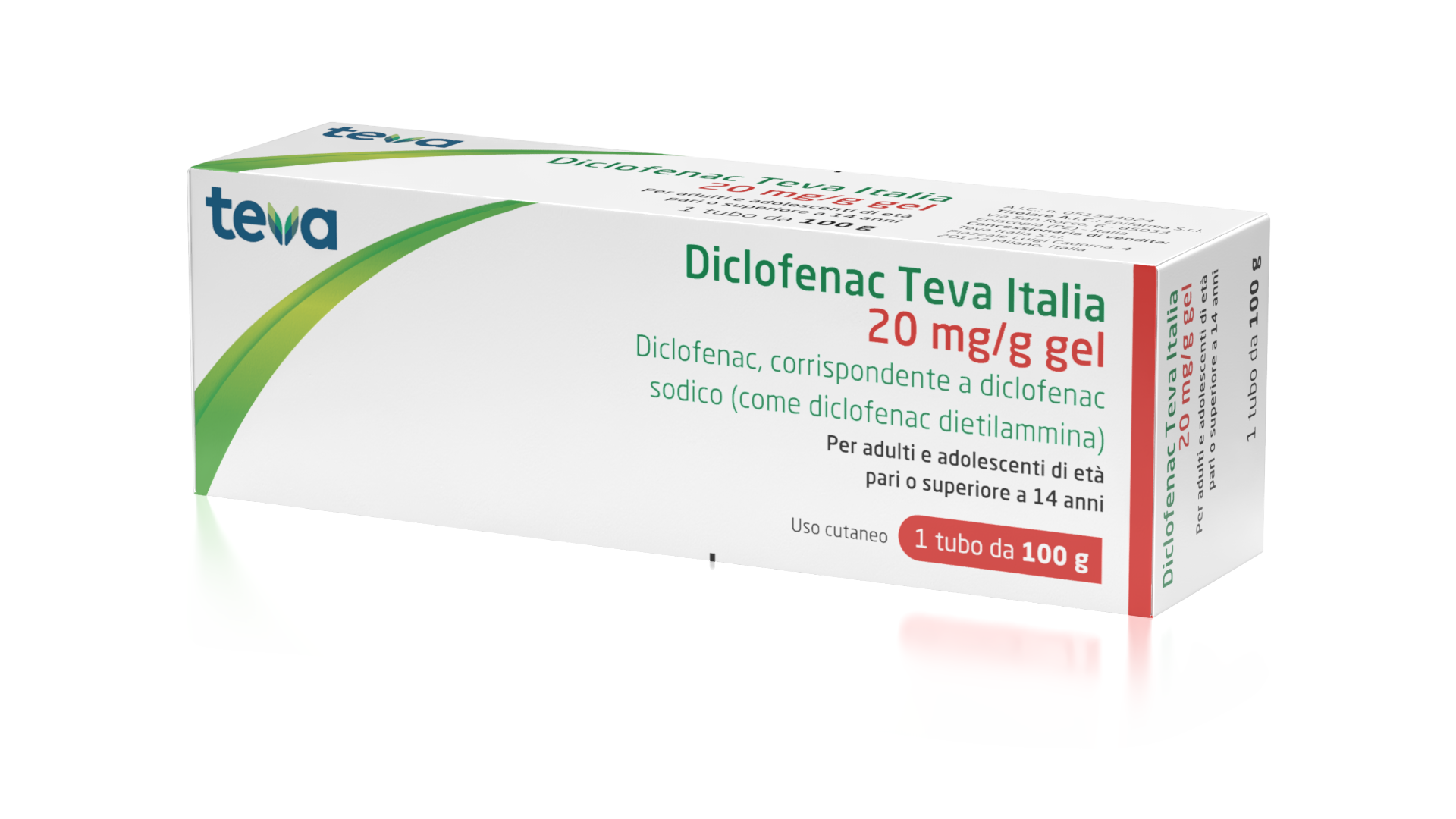DICLOFENAC TE*GEL 100G 20MG/G - maxifarmacia.it