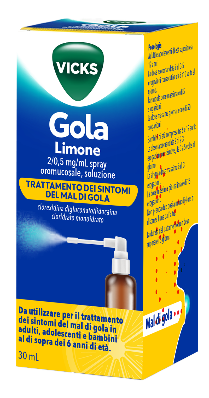VICKS GOLA*SPR 30ML 2MG+0,5MG - maxifarmacia.it
