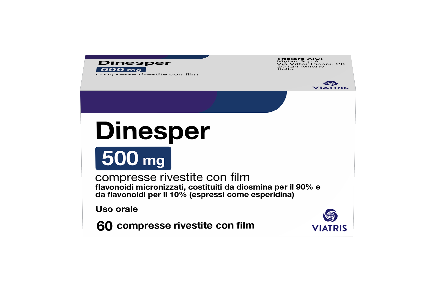 DINESPER*60CPR RIV 500MG - maxifarmacia.it