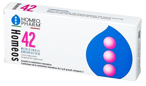 HOMEOS 42 GRANULI DA 6 TUBI DOSE - maxifarmacia.it