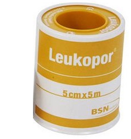 LEUKOPOR CEROTTO IN ROCCHETTO IPOALLERGENICO TNT BIANCO 5X500 CM - maxifarmacia.it