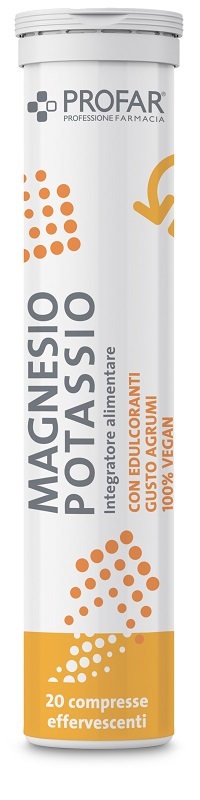 PROFAR MAGNESIO POTASSIO 20 COMPRESSE - maxifarmacia.it