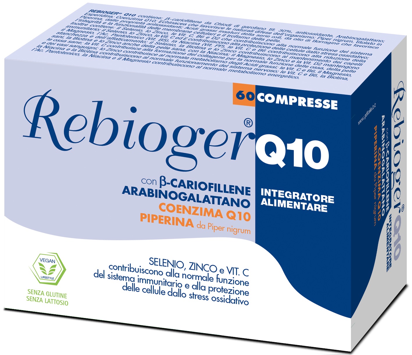 REBIOGER Q10 60 COMPRESSE - maxifarmacia.it