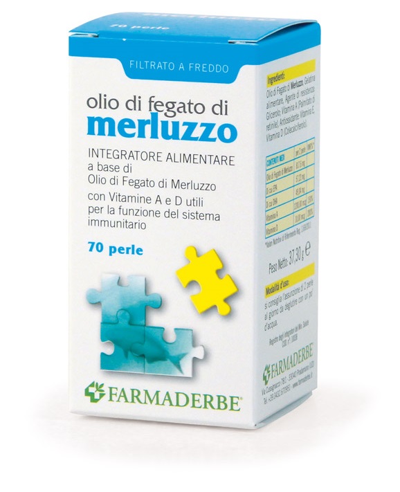 OLIO DI FEGATO DI MERLUZZO 70 PERLE - maxifarmacia.it