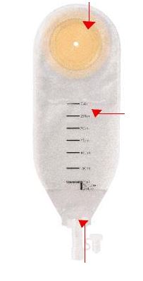 SACCA PER DRENAGGIO DELLE FERITE STERILE COLOPLAST CAPACITA' MAXI 500ML 10 PEZZI ARTICOLO 2220 - maxifarmacia.it