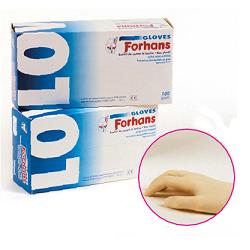 GUANTO IN LATTICE FORHANS MISURA SMALL 100 PEZZI - maxifarmacia.it