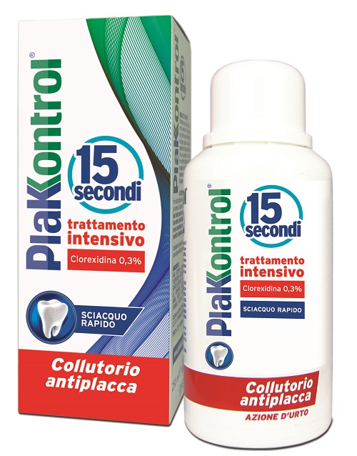 PLAKKONTROL 15 SECONDI COLLUTORIO 250 ML - maxifarmacia.it