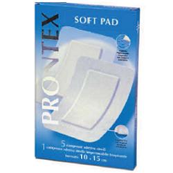 GARZA COMPRESSA PRONTEX SOFT PAD AUTOADESIVA 10X15CM 6 PEZZI - maxifarmacia.it