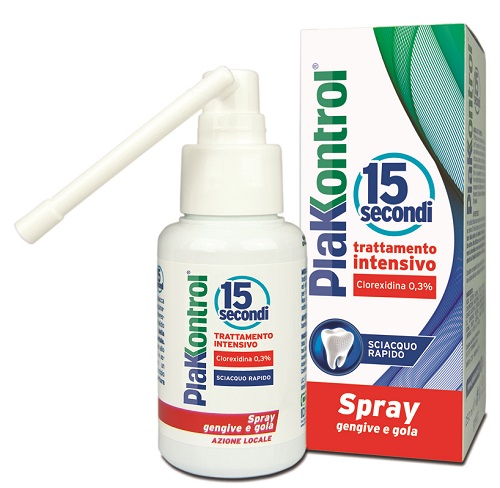 PLAKKONTROL 15 SECONDI COLLUTORIO SPRAY 50 ML - maxifarmacia.it