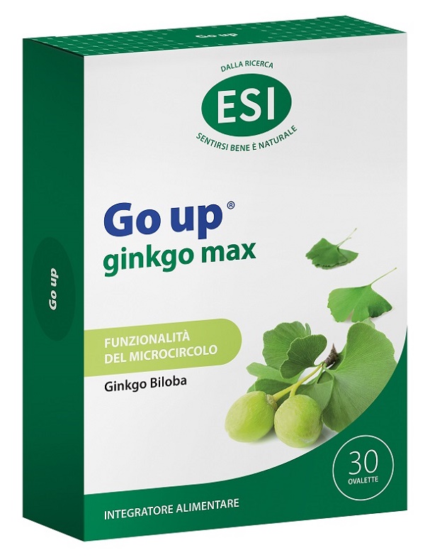 ESI GO UP GINKGOMAX 30 OVALETTE DA 800 MG - maxifarmacia.it