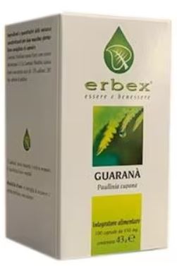 GUARANA 100 CAPSULE 430MG - maxifarmacia.it