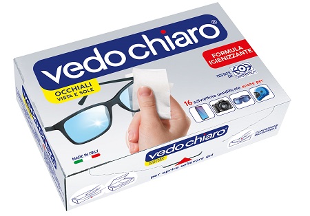 VEDOCHIARO OCCHIALI 16 SALVIETTE UMIDIFICATE - maxifarmacia.it