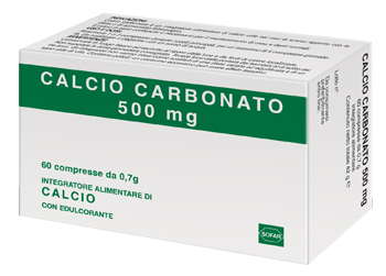 CALCIO CARBONATO 60 COMPRESSE - maxifarmacia.it