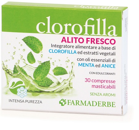 CLOROFILLA BREATH PURIFING 30 COMPRESSE MASTICABILI - maxifarmacia.it