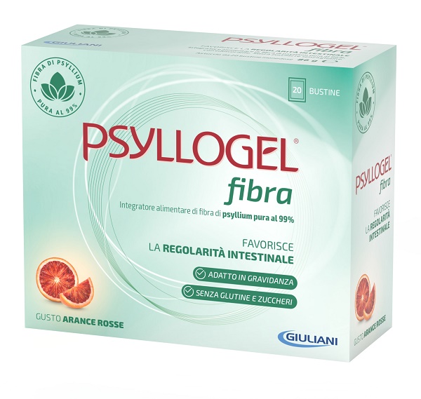 PSYLLOGEL FIBRA ARANCE ROSSE DA 20 BUSTINE - maxifarmacia.it