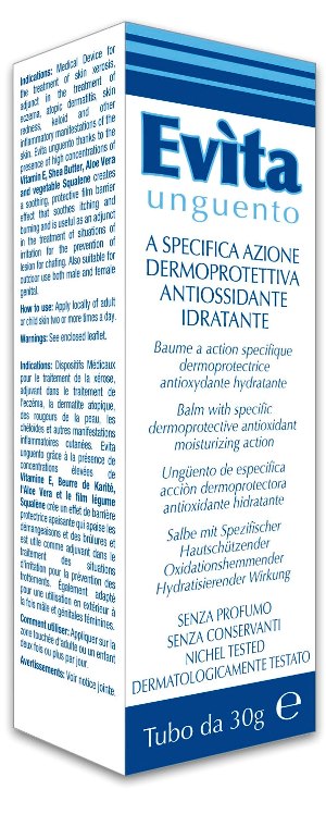 EVITA UNGUENTO A SPECIFICA AZIONE DERMOPROTETTIVA ANTIOSSIDANTE IDRATANTE 30 ML - maxifarmacia.it
